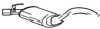 AKS DASIS SG60418 Middle Silencer